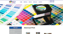 Desktop Screenshot of americanprintetiquetas.com.br